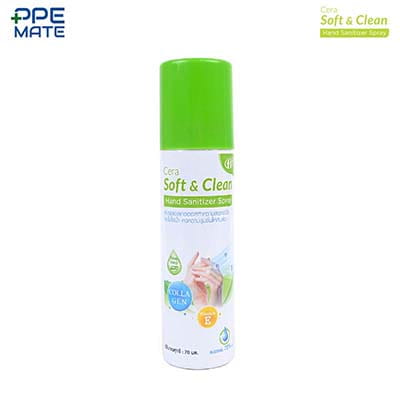 CERA Soft & Clean Hand Sanitizer Spray สเปรย์แอลกอฮอล์ 75%